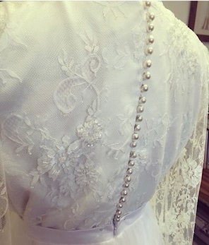 Jamie: Ivory Beaded Lace