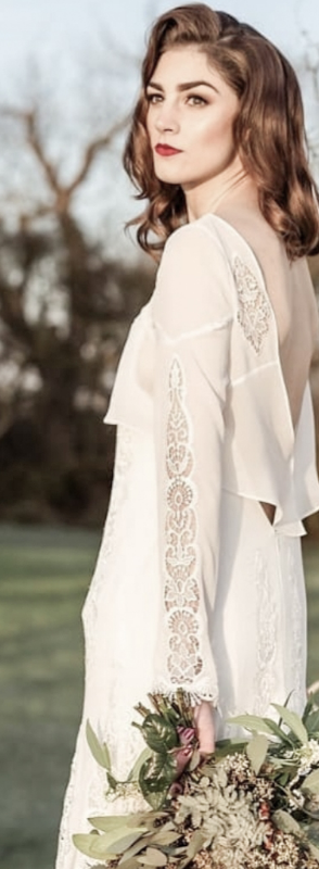 Ursula: Ivory Embroidered Lace